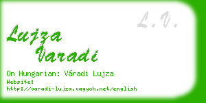 lujza varadi business card