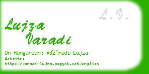 lujza varadi business card